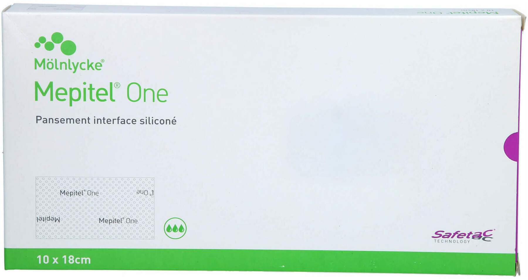 Mepitel One Silikon Netzverband 10x18 cm