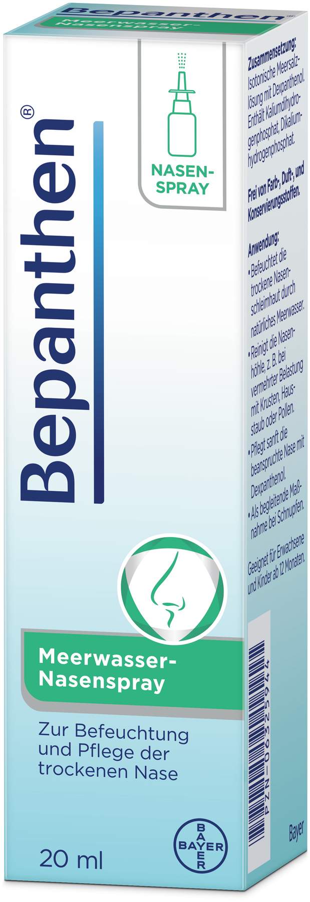 Bepanthen Meerwasser Nasenspray 20 ml