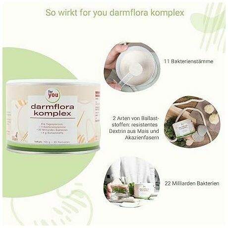 For You Darmflora Komplex 150 G Pulver