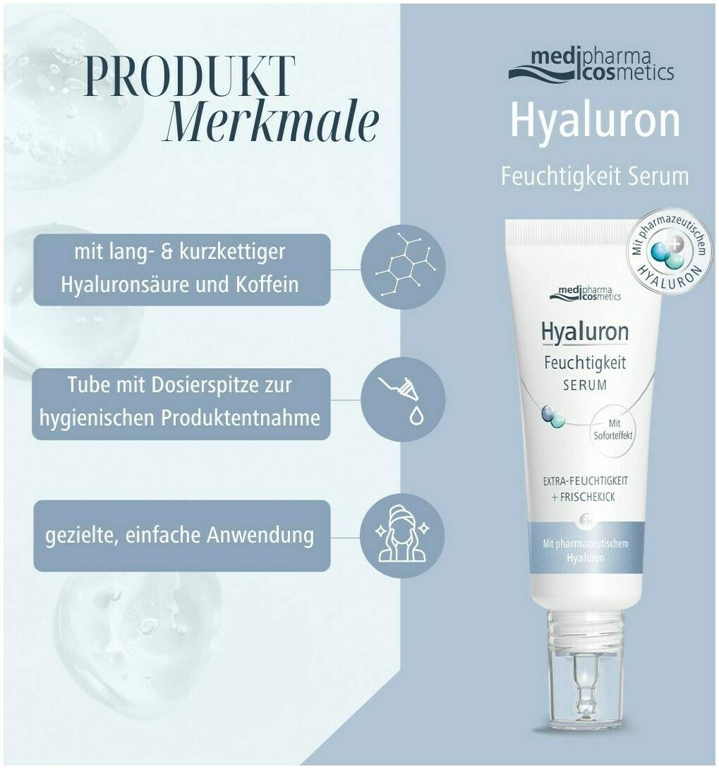 medipharma cosmetics Hyaluron Feuchtigkeit Serum 30 ml