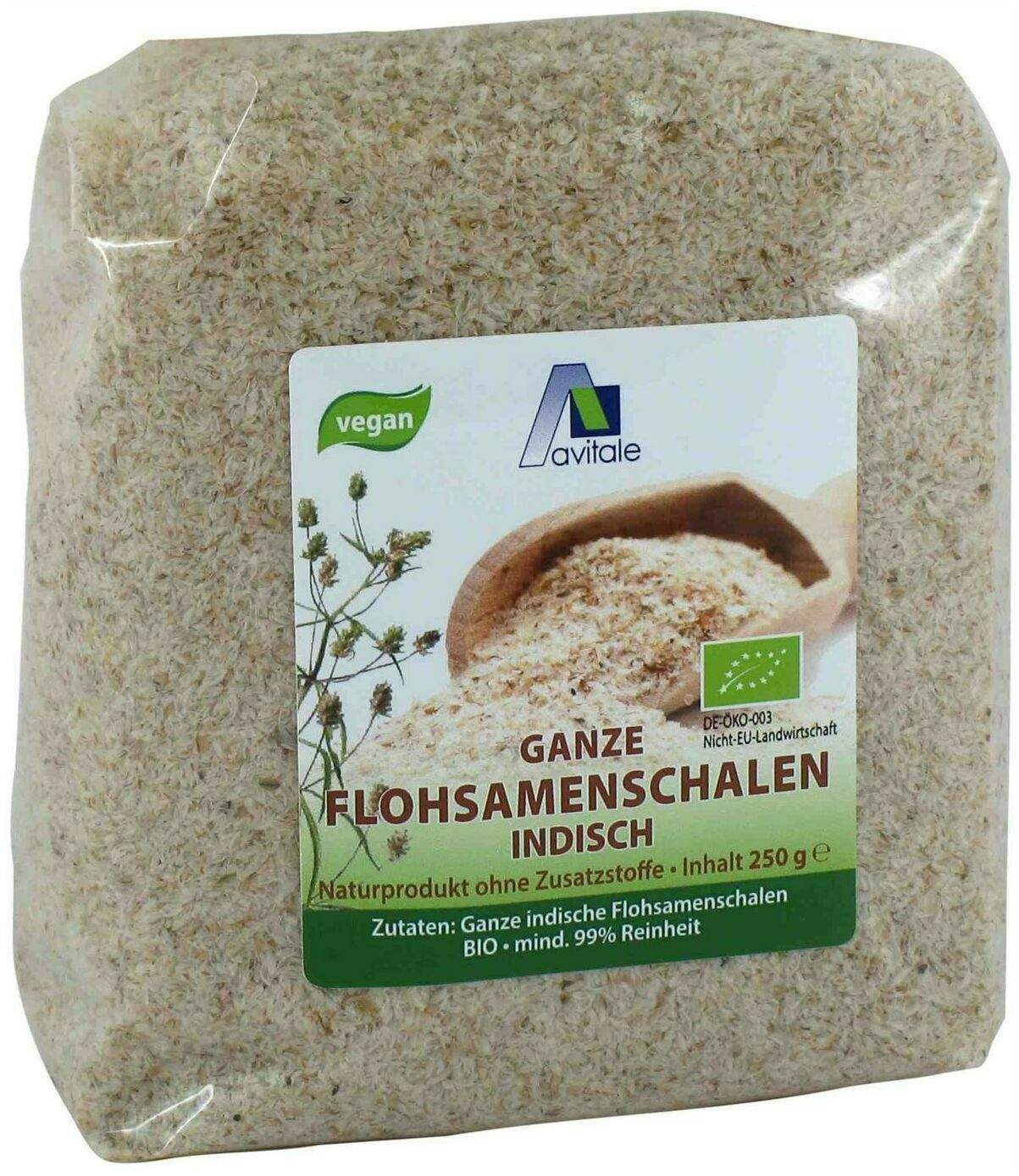 Flohsamenschalen Indisch Bio 250 G