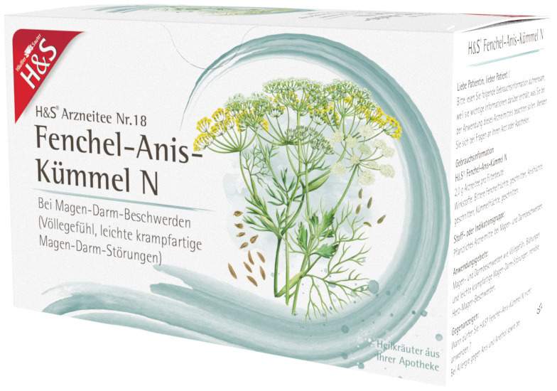 H&S Fenchel-Anis-Kümmel N 20 Filterbeutel