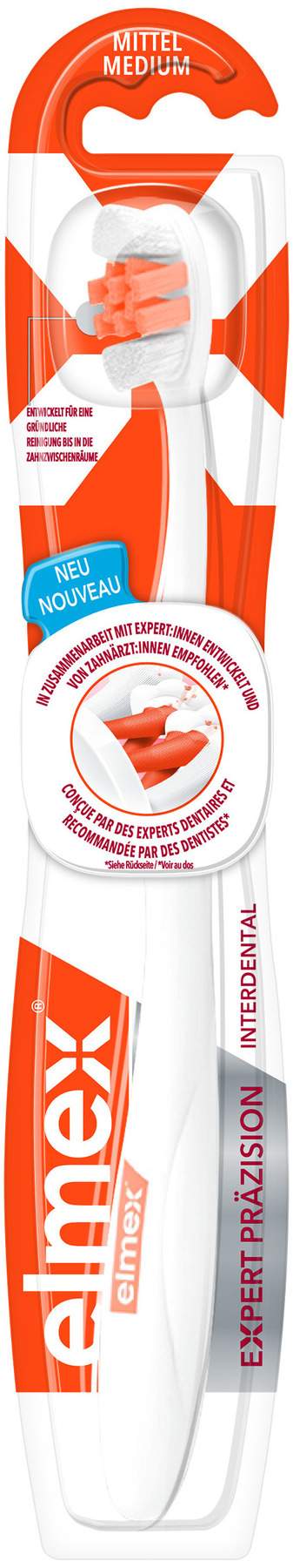 Elmex Expert Präzision Interdental Zahnbürste mittel