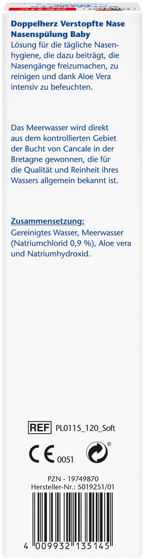 Doppelherz Verstopfte Nase Nasenspülung Baby 120 ml