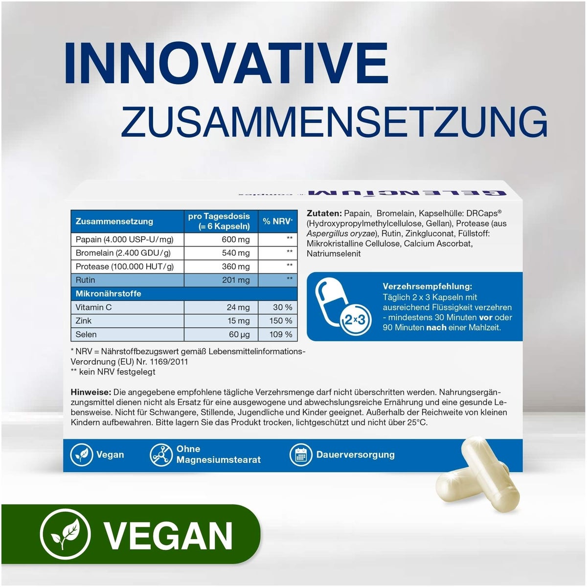 Gelencium Enzym Complex 200 Kapseln