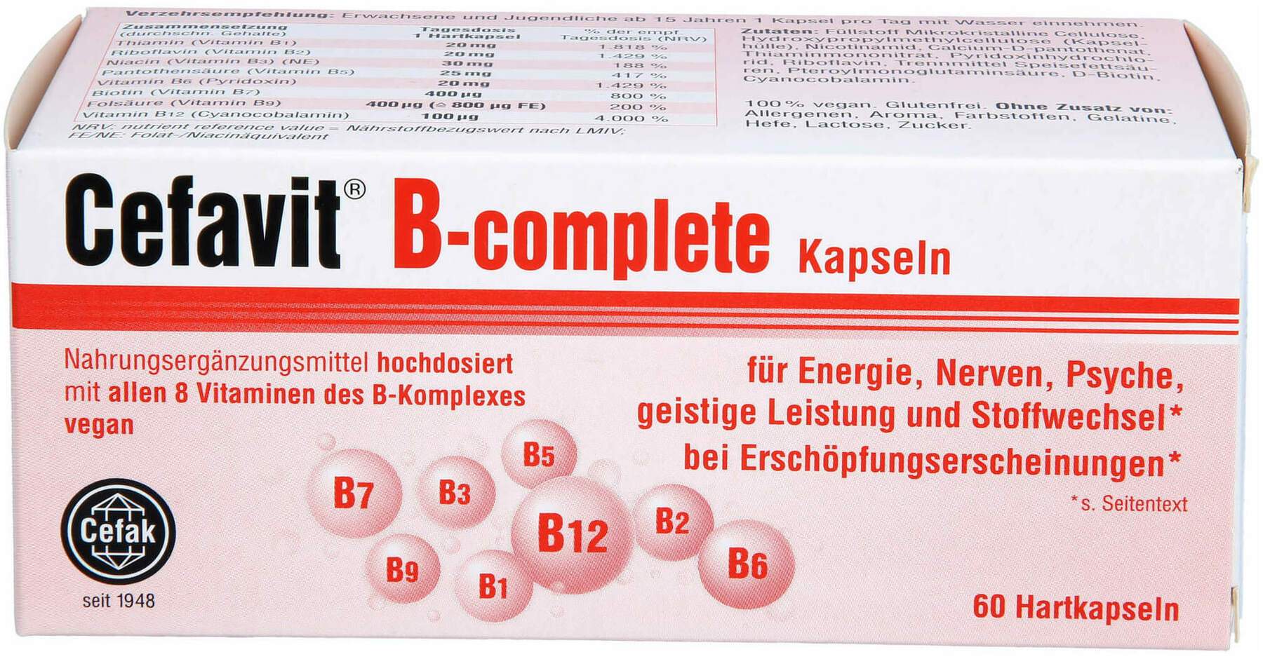 Cefavit B-Complete Hartkapseln 60 Stück