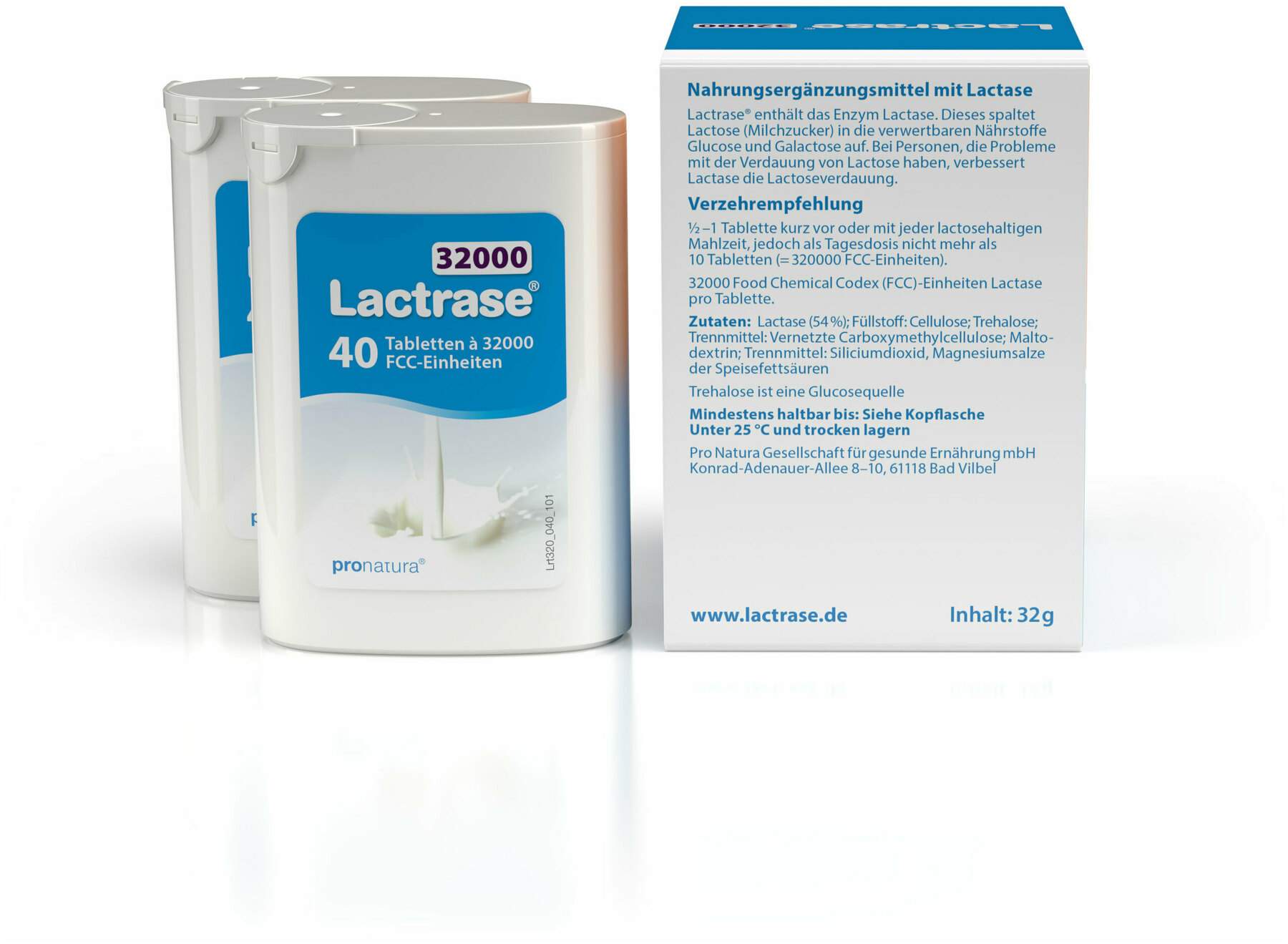 Lactrase 32.000 Fcc 2 X 40 Tabletten