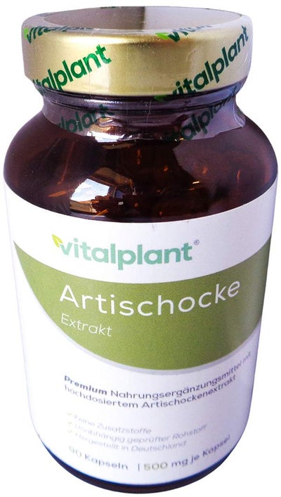 Artischocke 500 mg Extrakt Vitalplant Kapseln 90 S