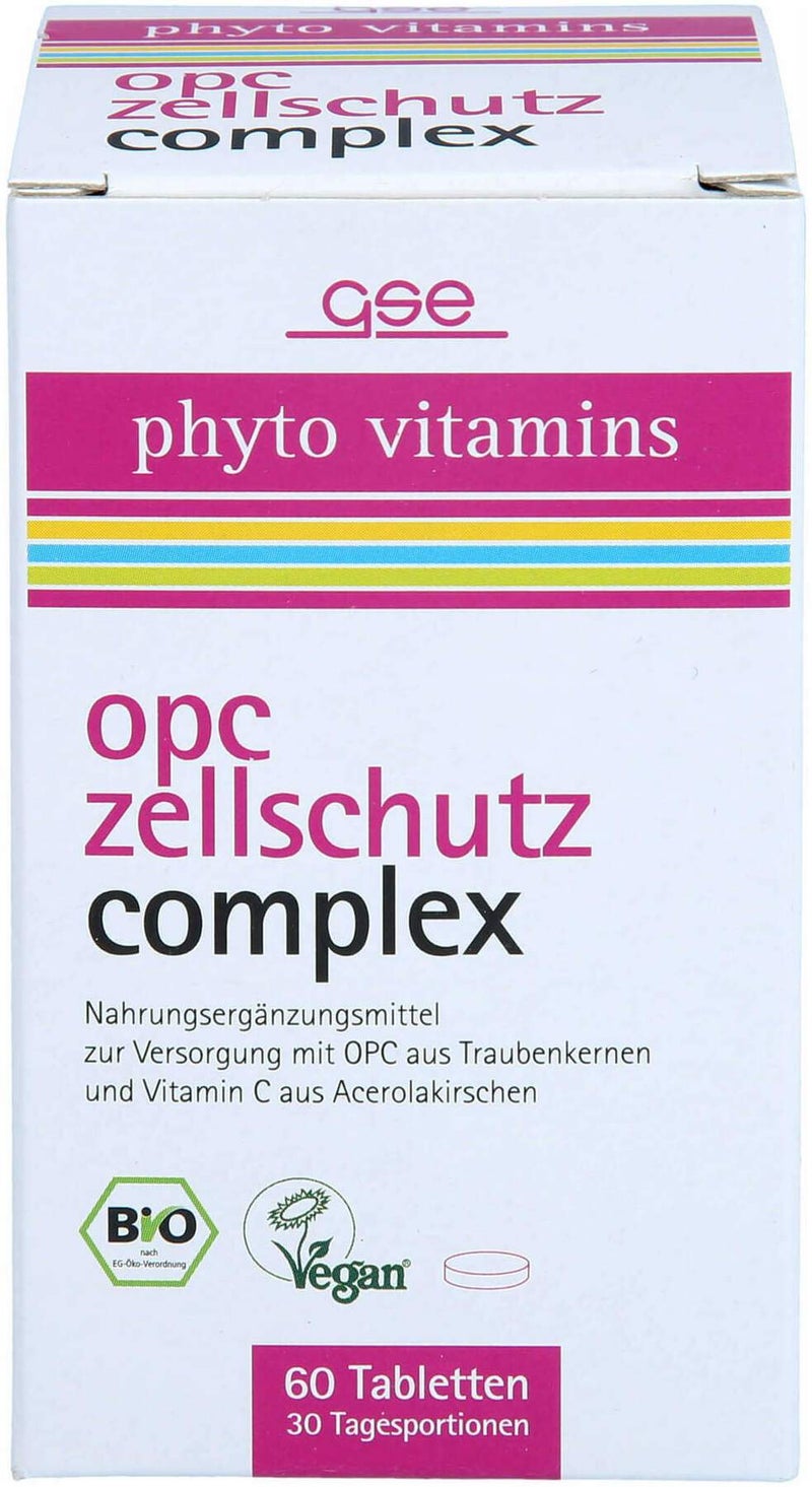 Gse Opc Zellschutz Complex Bio Phyto Vitamins Tabletten 60 Stück