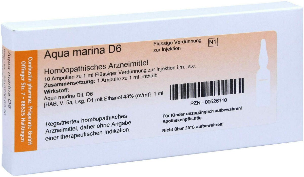 Aqua Marina D 6 Ampullen