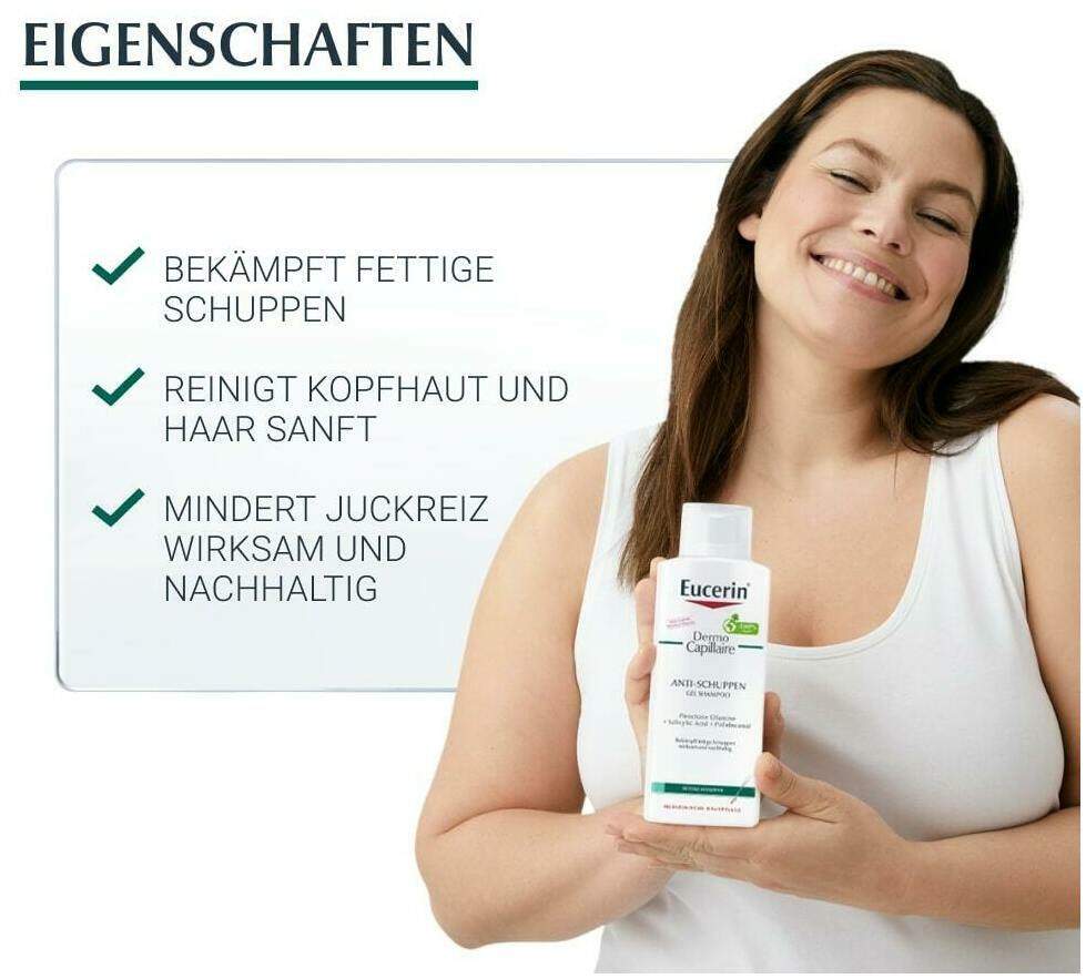 Eucerin DermoCapillaire Anti-Schuppen Gel Shampoo 250 ml