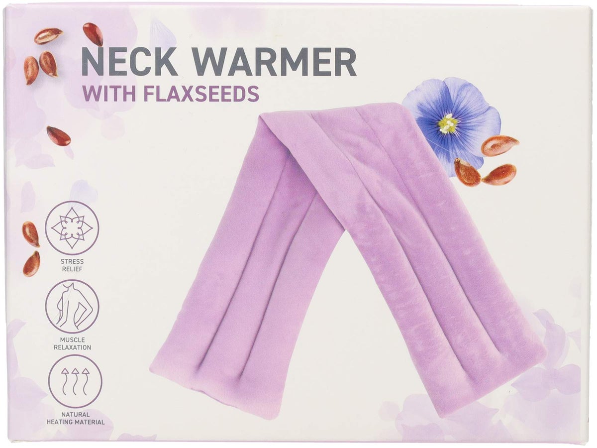 Nackenwärmer mit Leinsamen
