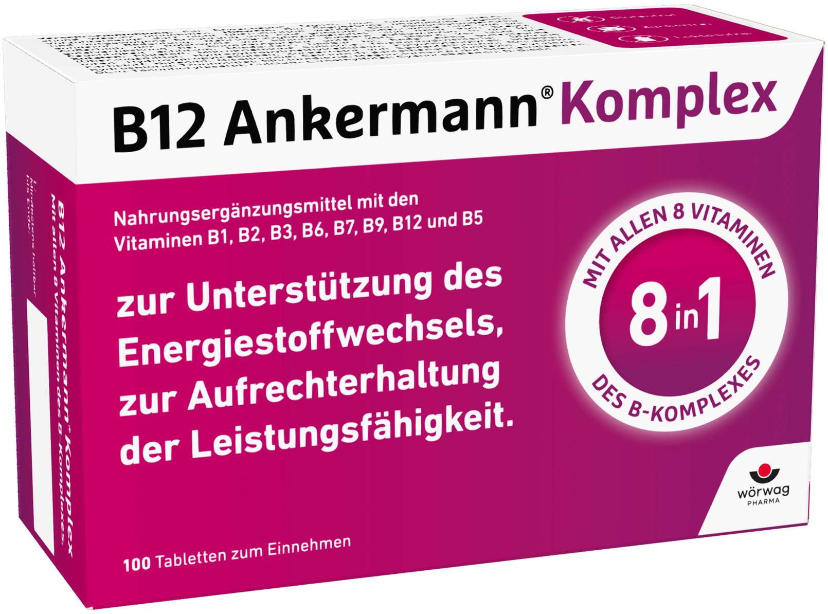 B12 Ankermann Komplex 500 µg 100 überzogene Tabletten