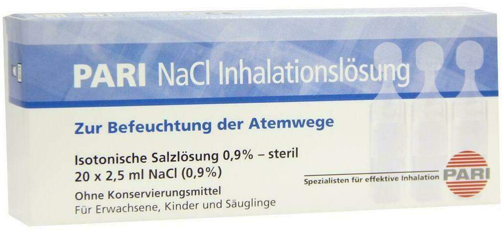 Pari Nacl Inhalationslösung Ampullen 20 x 2,5 ml