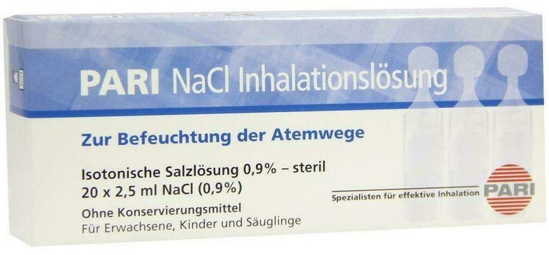 Pari Nacl Inhalationslösung Ampullen 20 x 2,5 ml