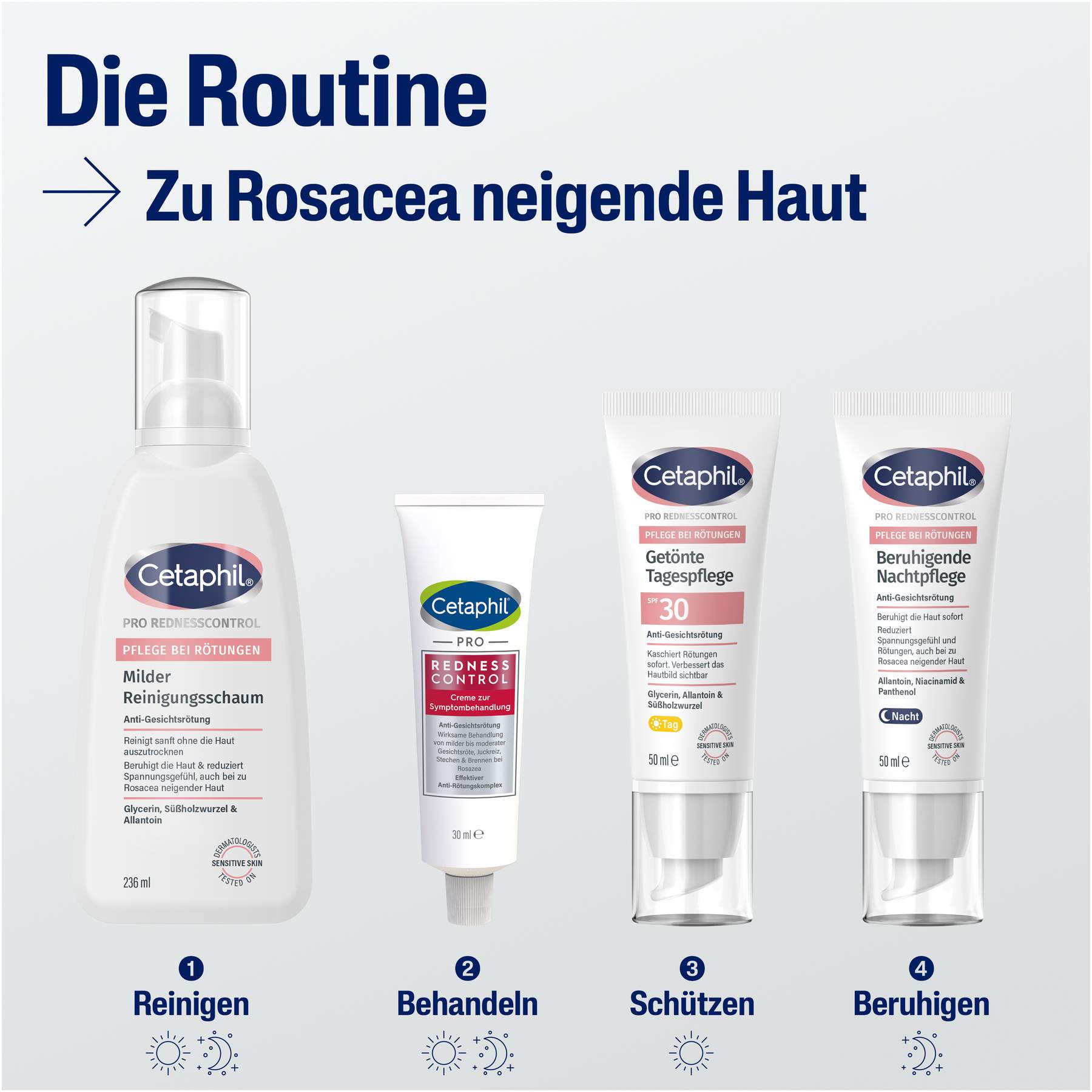 Cetaphil RednessControl getönte Tagespflege SPF 30 50 ml Creme