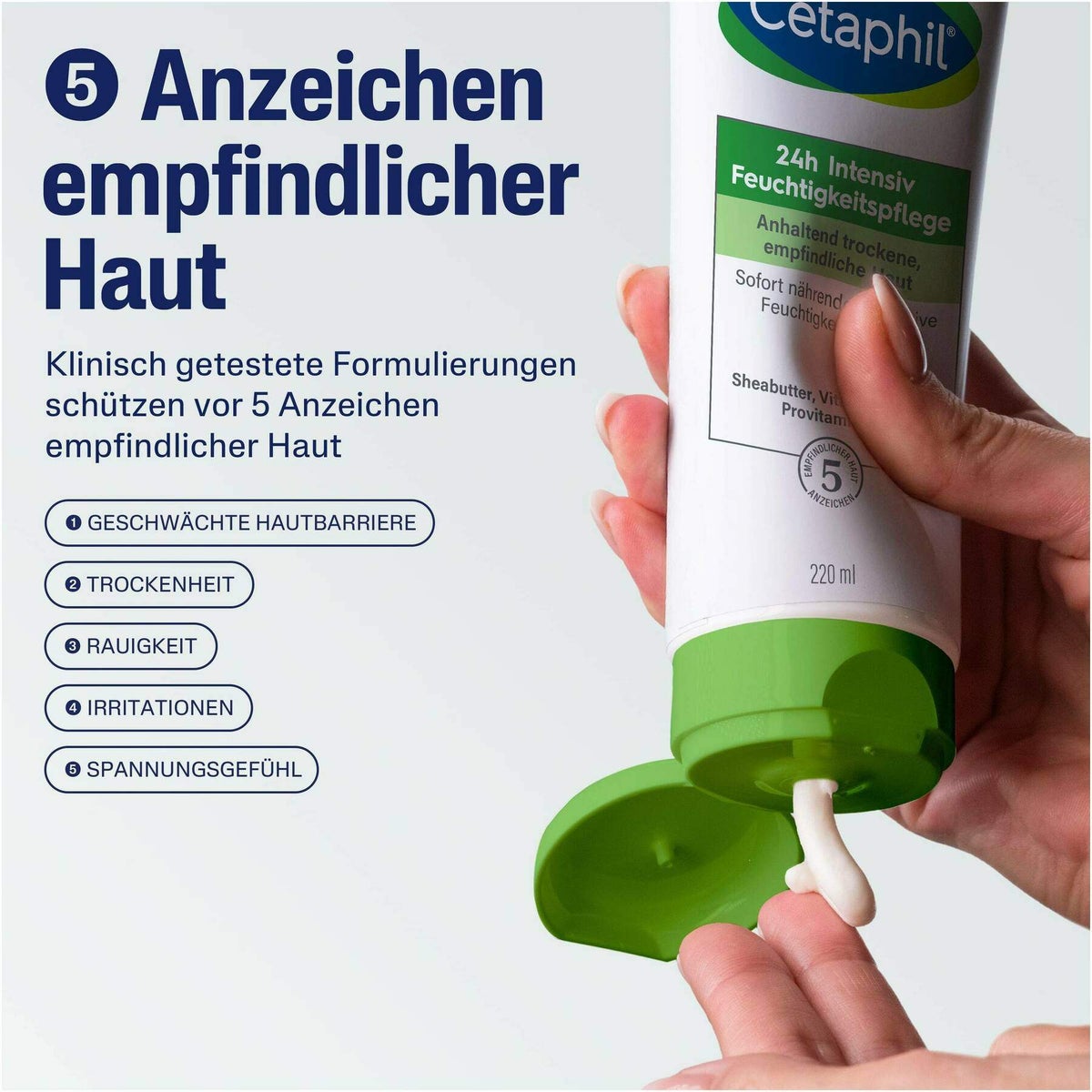Cetaphil 24h Intensiv Feuchtigkeitspflege 220 ml Lotion