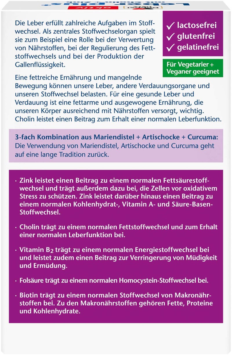 Doppelherz Aktiv Leber Plus 80 Kapseln