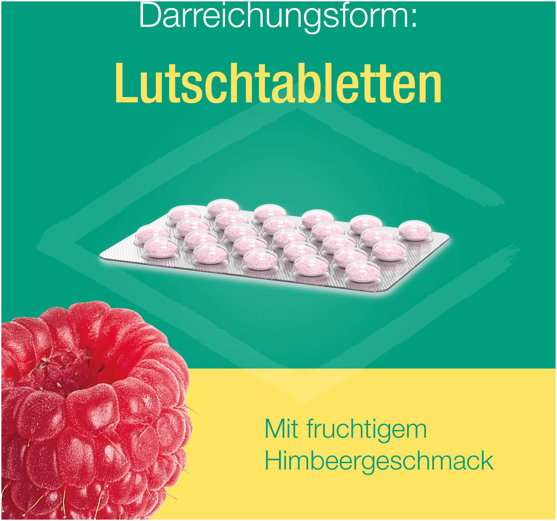 Zinkletten Verla Himbeere Lutschtabletten 100 Stück
