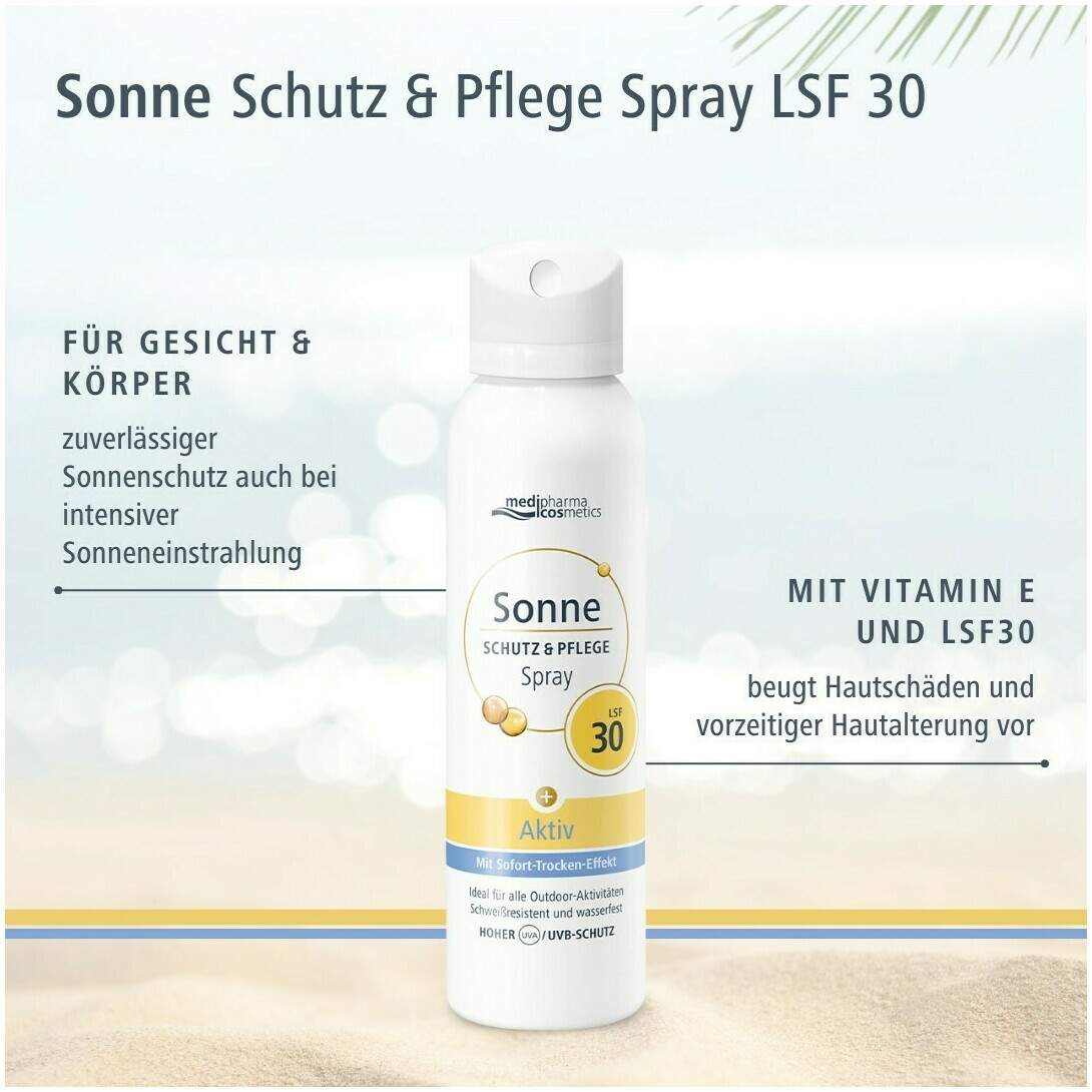 medipharma cosmetics Sonne Schutz & Pflege Aktiv Aerosol-Spray LSF 30 150 ml