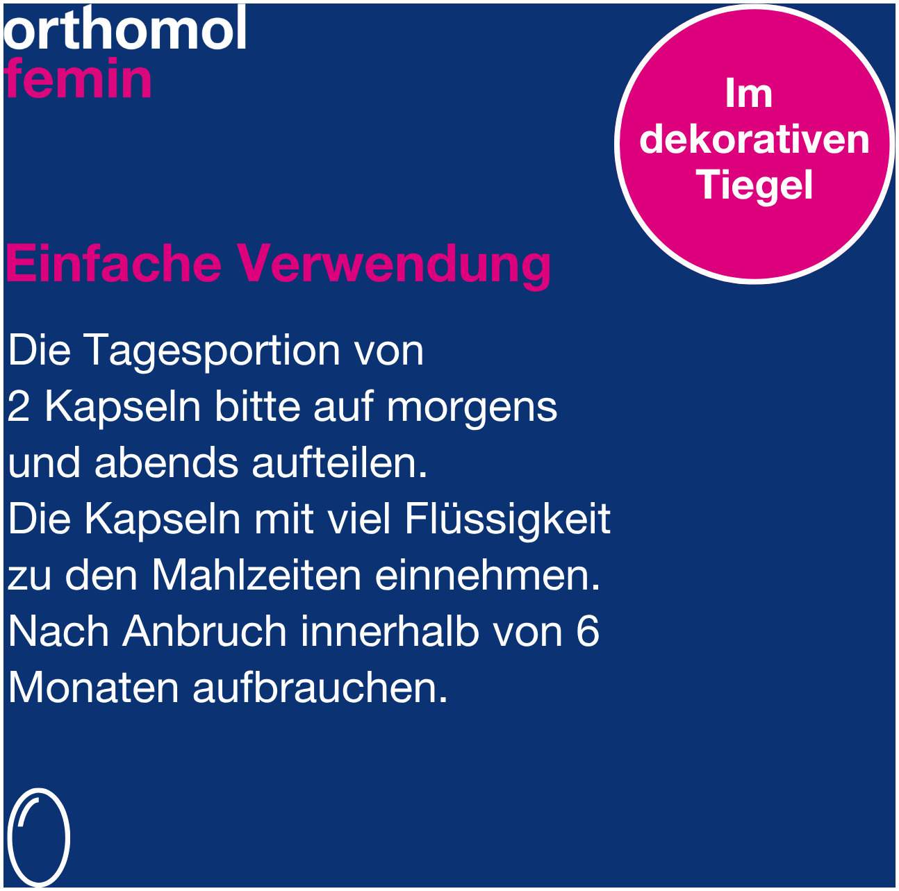 Orthomol Femin Kapseln 30 Tagesportionen