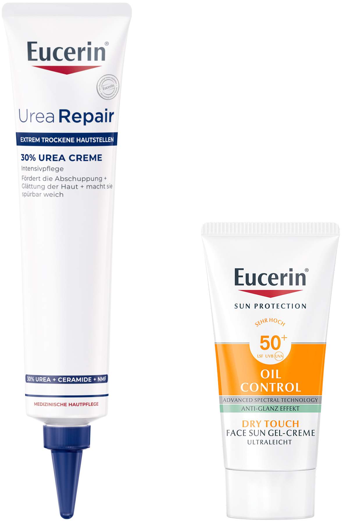 Eucerin UreaRepair Plus 30% Intensiv 75 ml Creme + gratis Eucerin Sun Gel-Creme Oil Control 20 ml