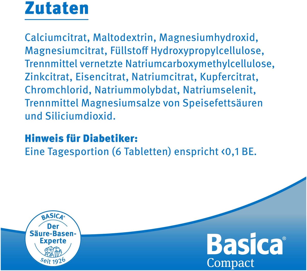 Basica Compact 360 Tabletten