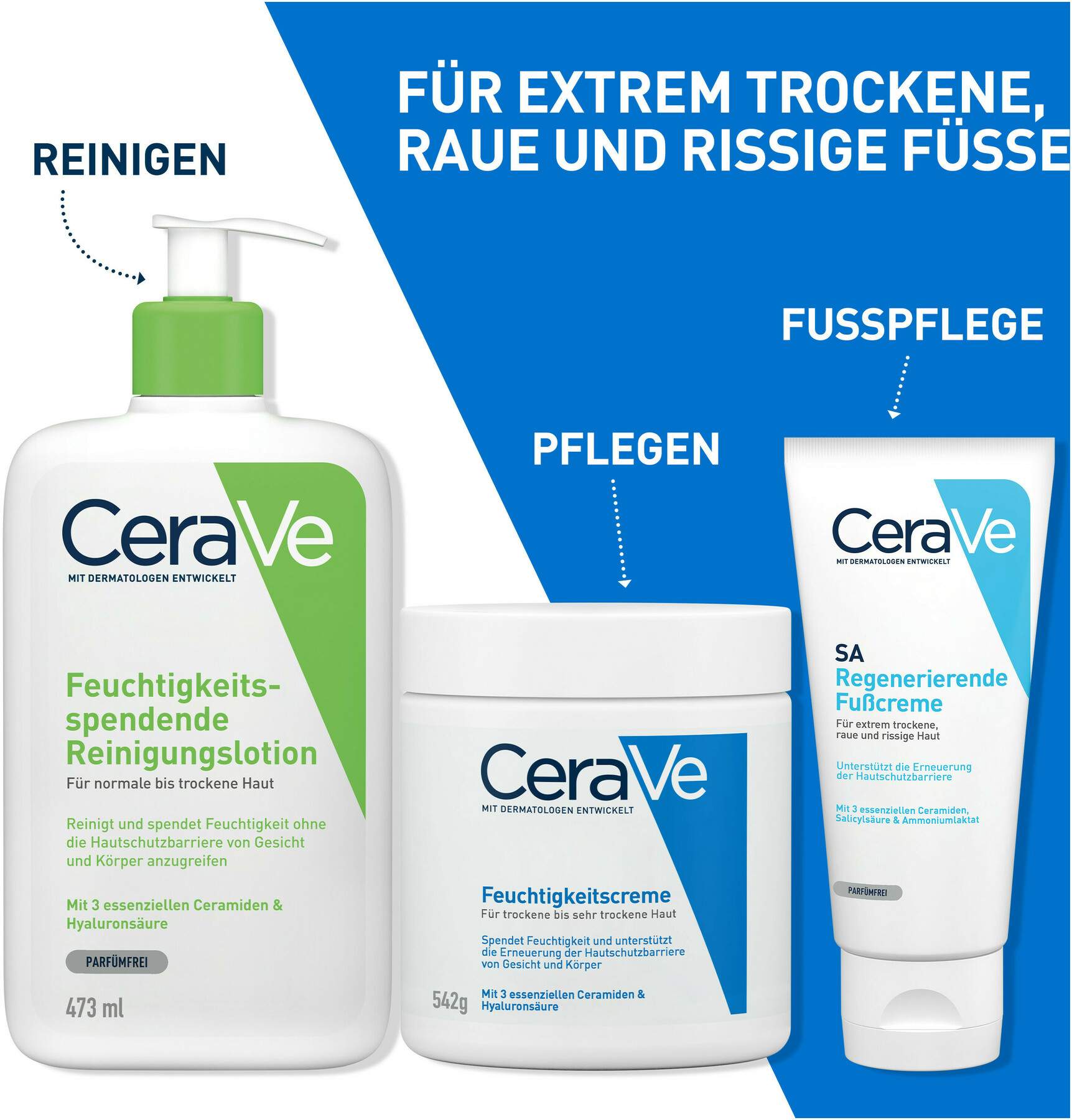 CeraVe SA regenerierende Fußcreme 88 ml