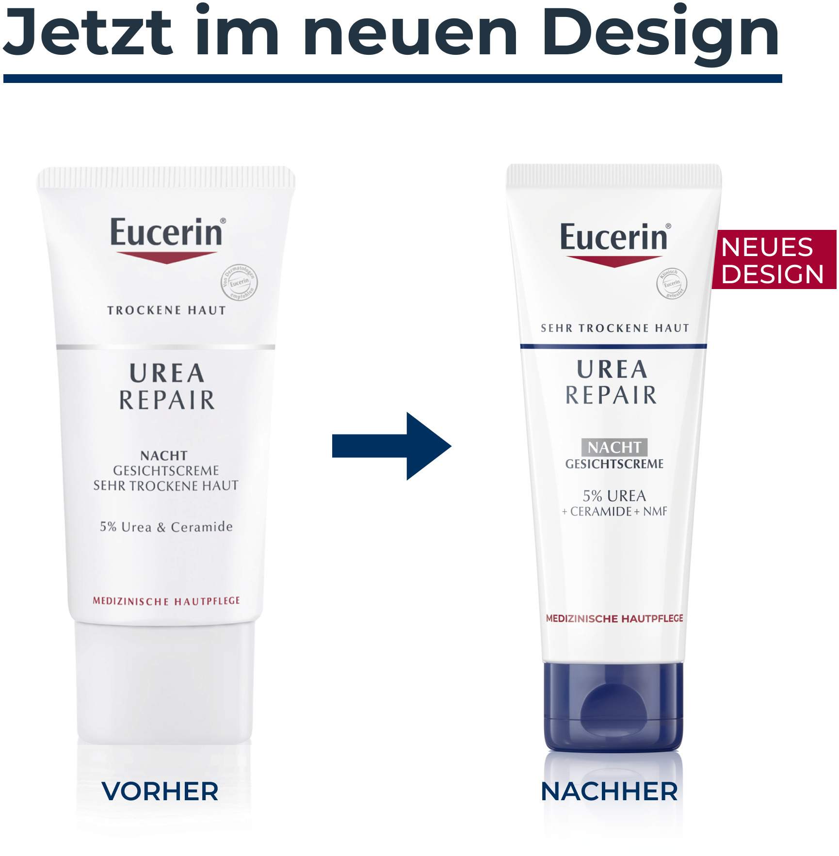 Eucerin UreaRepair Nacht Gesichtscreme 5% 50 ml