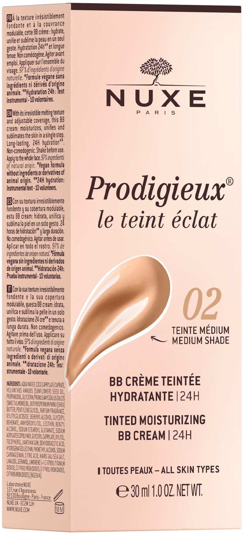 NUXE Prodigieux BB Creme medium 30 ml