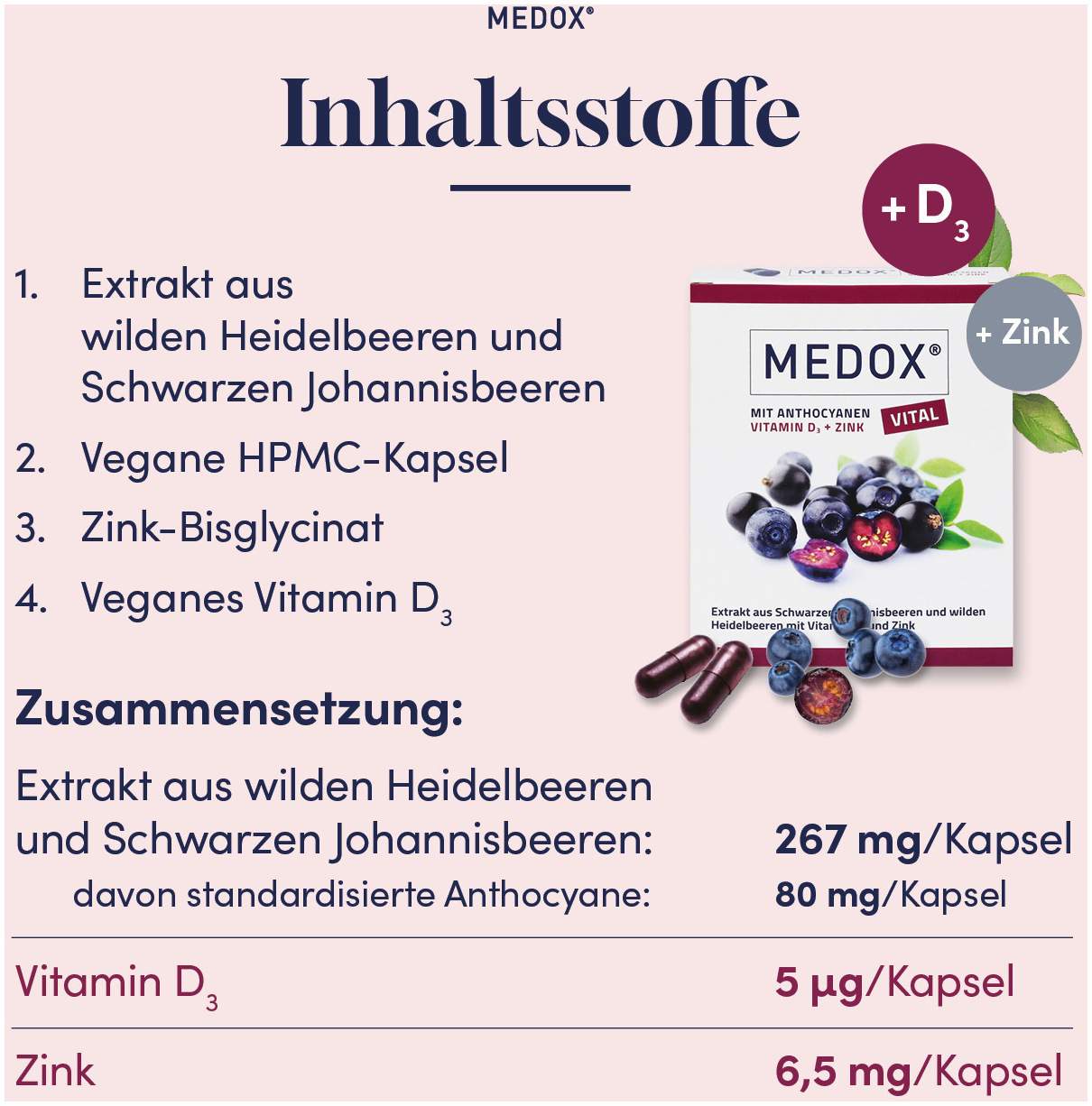 Medox Vital 30 Kapseln