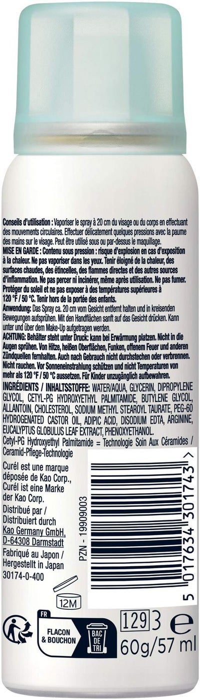 Curél Feuchtigkeits-Tiefenpflege Spray 57 ml