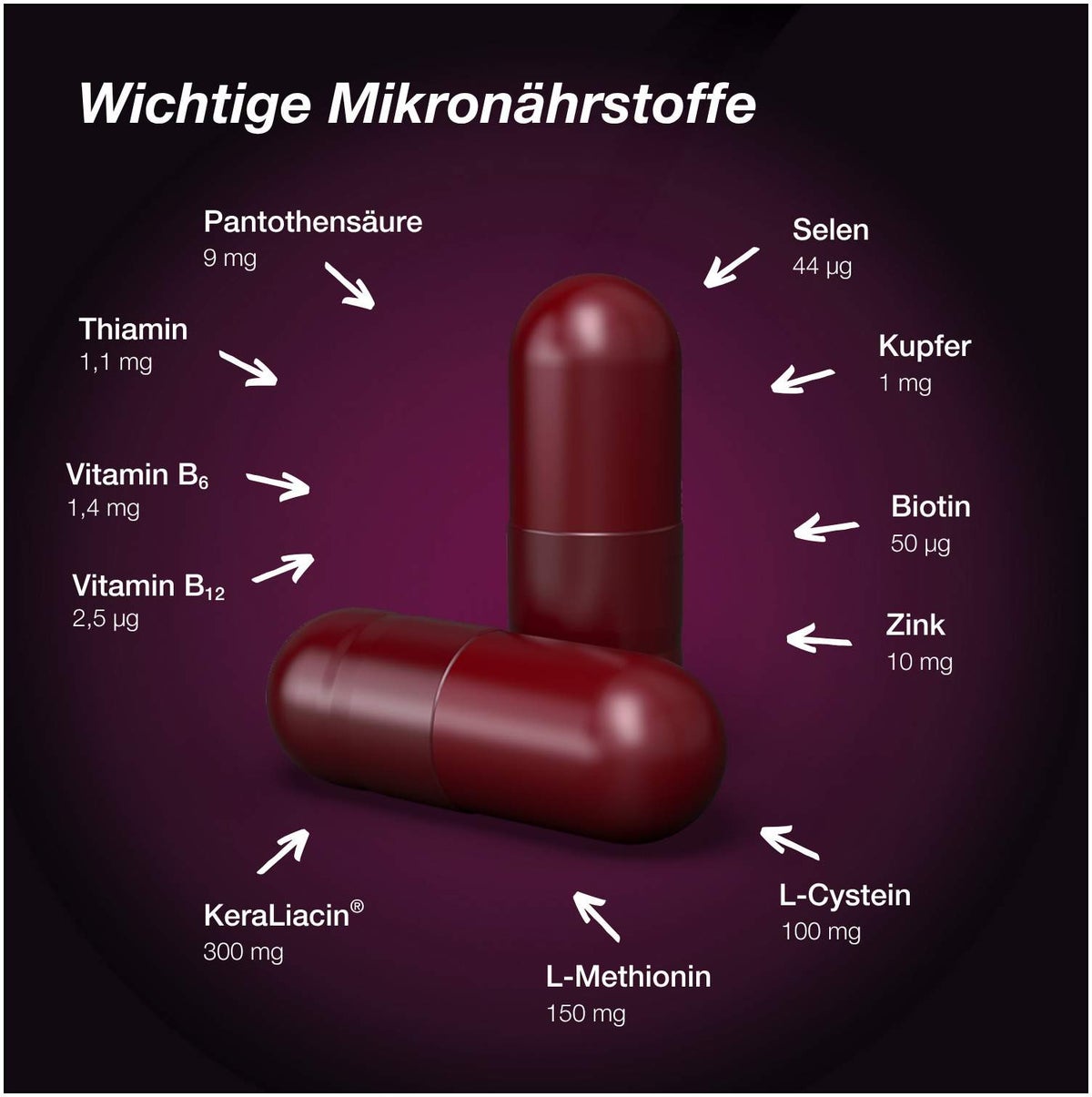 Orthomol Hair Intense Kapseln 90 Tagesportionen