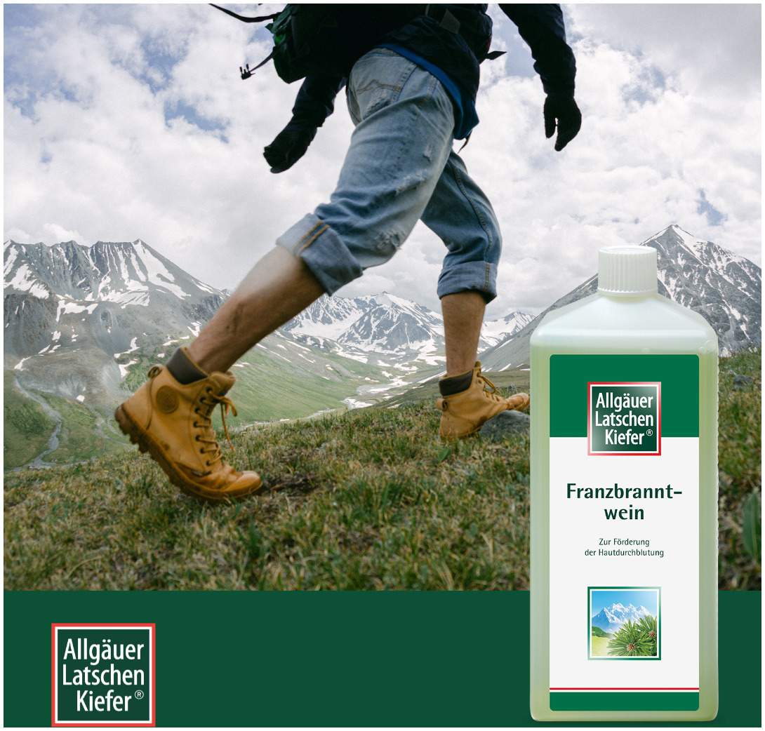 Allgäuer Latschenkiefer Franzbranntwein 1000 ml Lösung