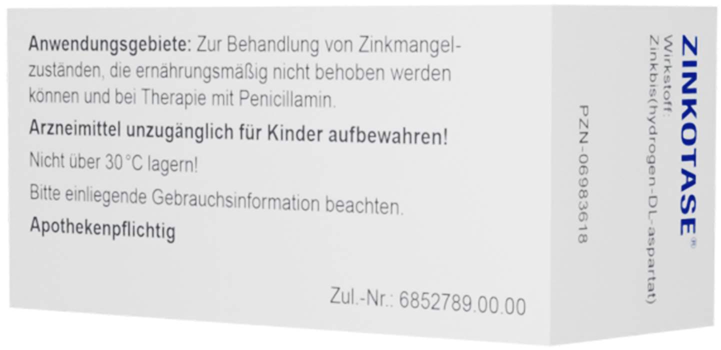 Zinkotase Filmtabletten 50 Filmtabletten