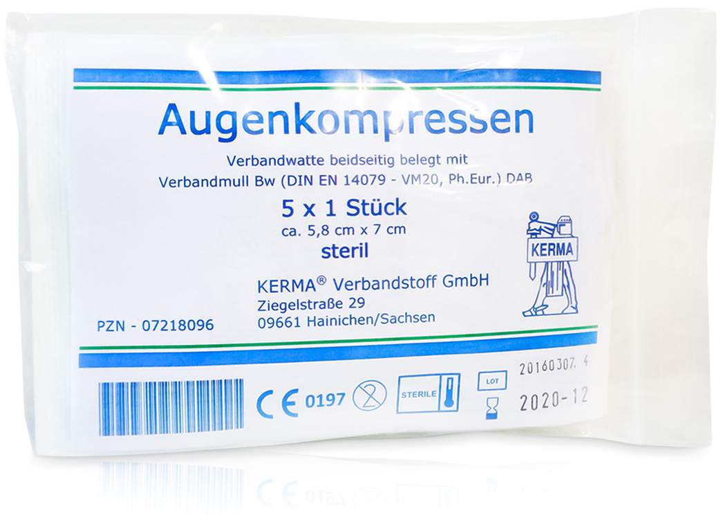 Augenkompressen Steril 5,8 X 7 cm 5 X 1 Kompressen