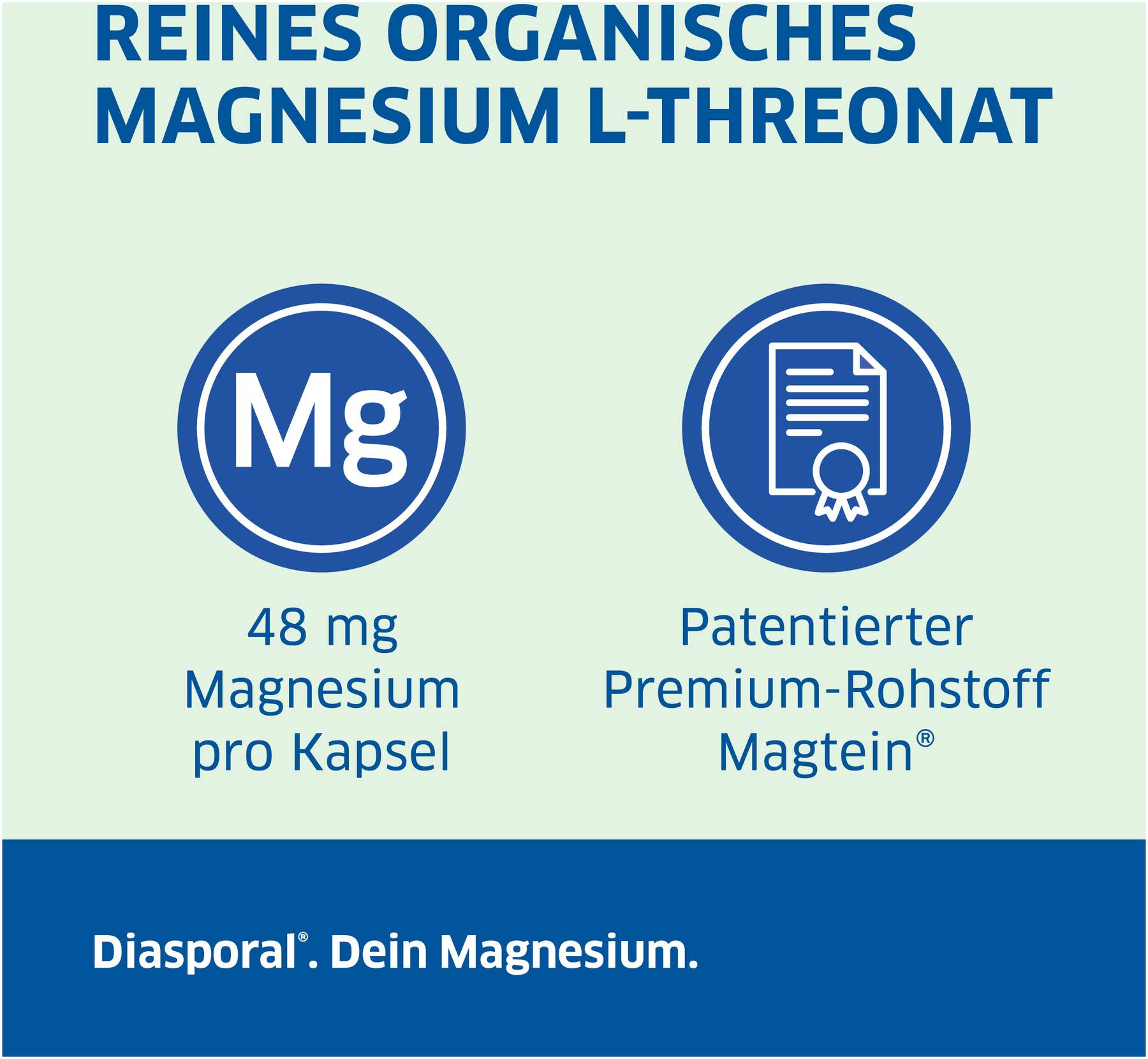 Magnesium Diasporal Magtein L-Threonat pure 90 Kapseln