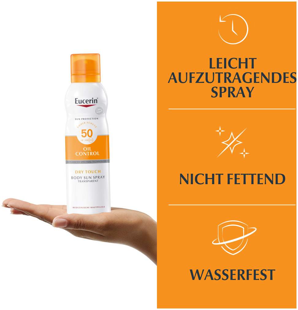 Eucerin Sun Oil Control Dry Touch LSF 50 200 ml Spray