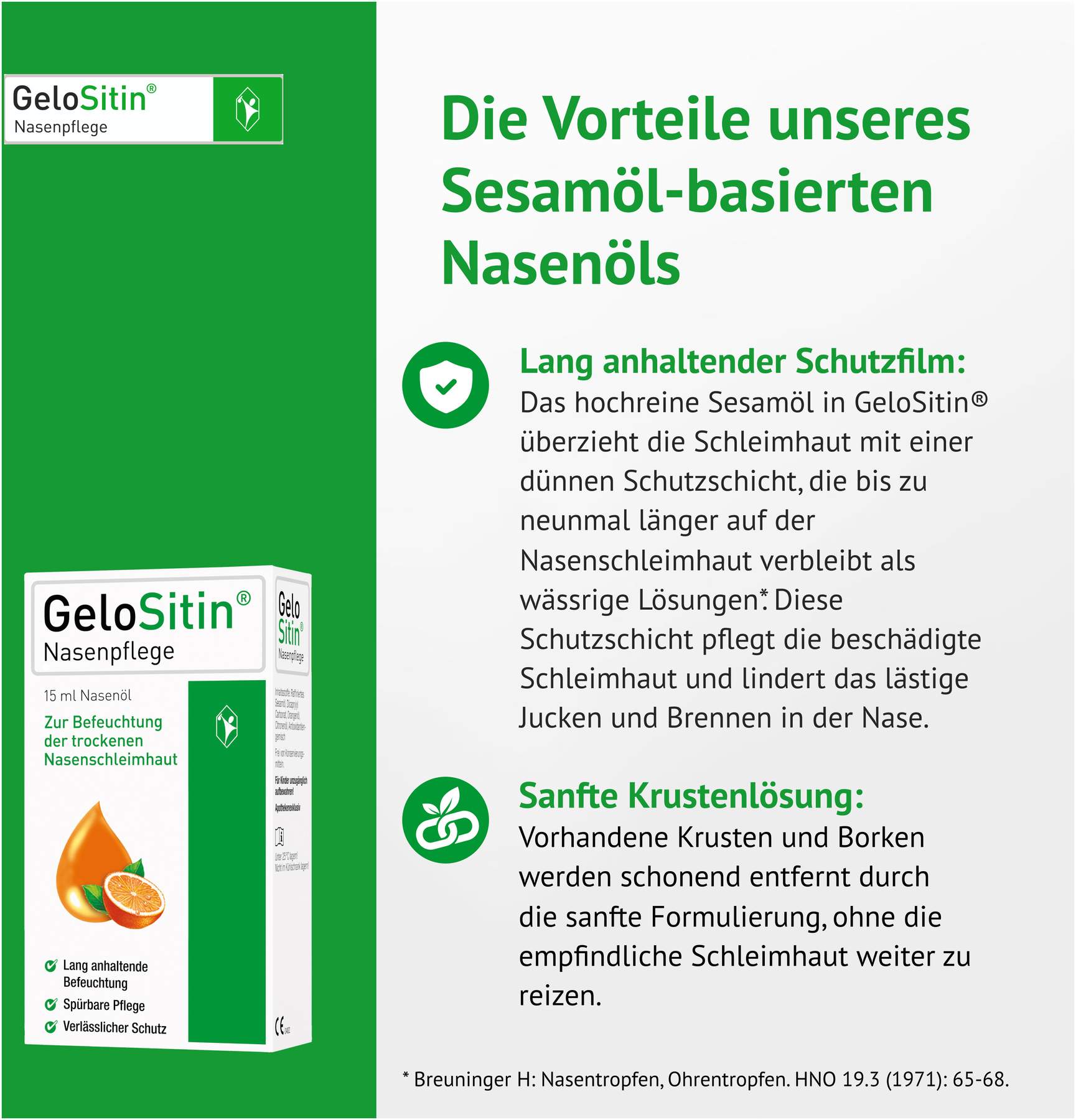 Gelositin Nasenpflegespray 15 ml Spray
