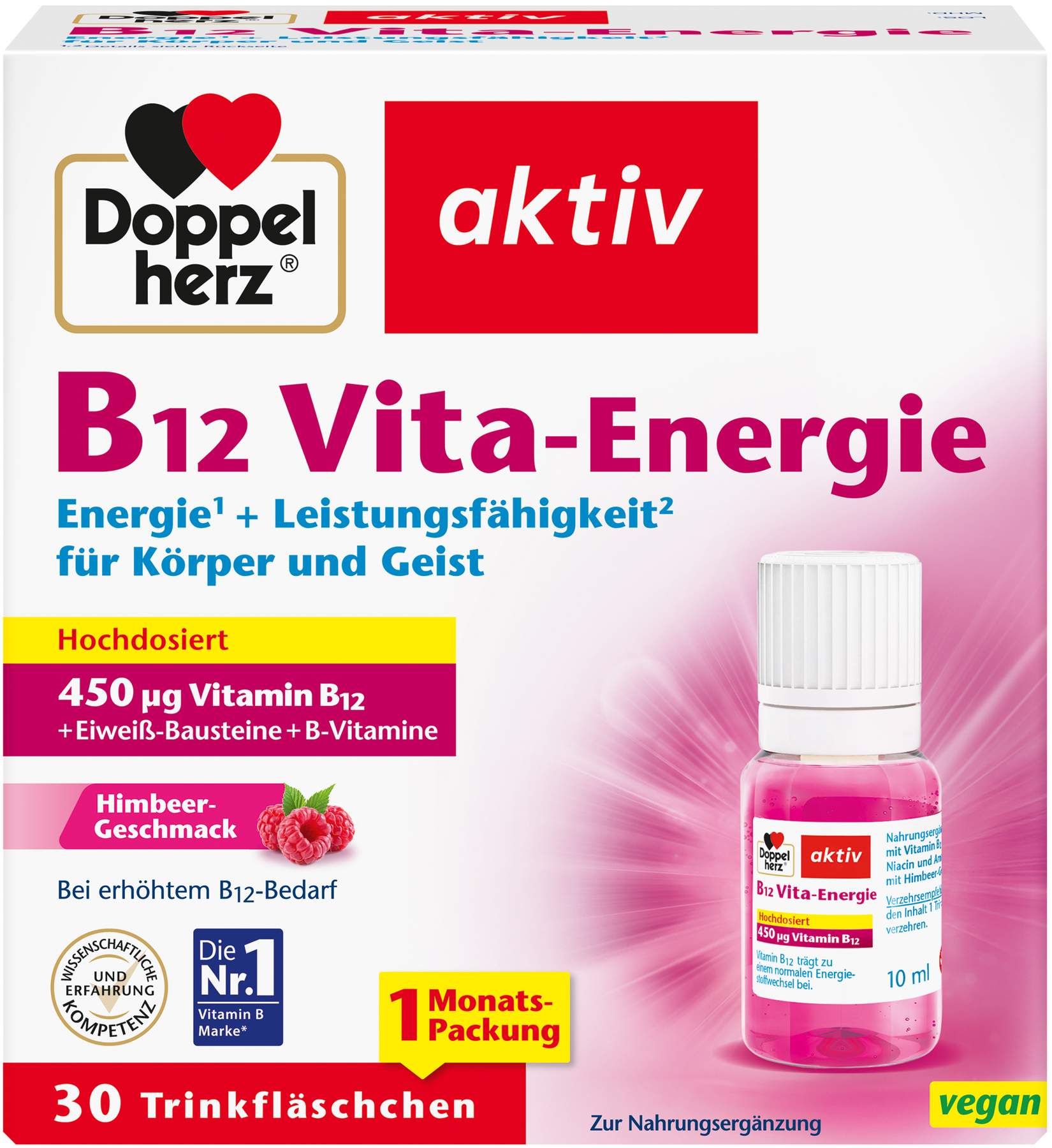 Doppelherz aktiv B12 Vita-Energie 30 Trinkampullen