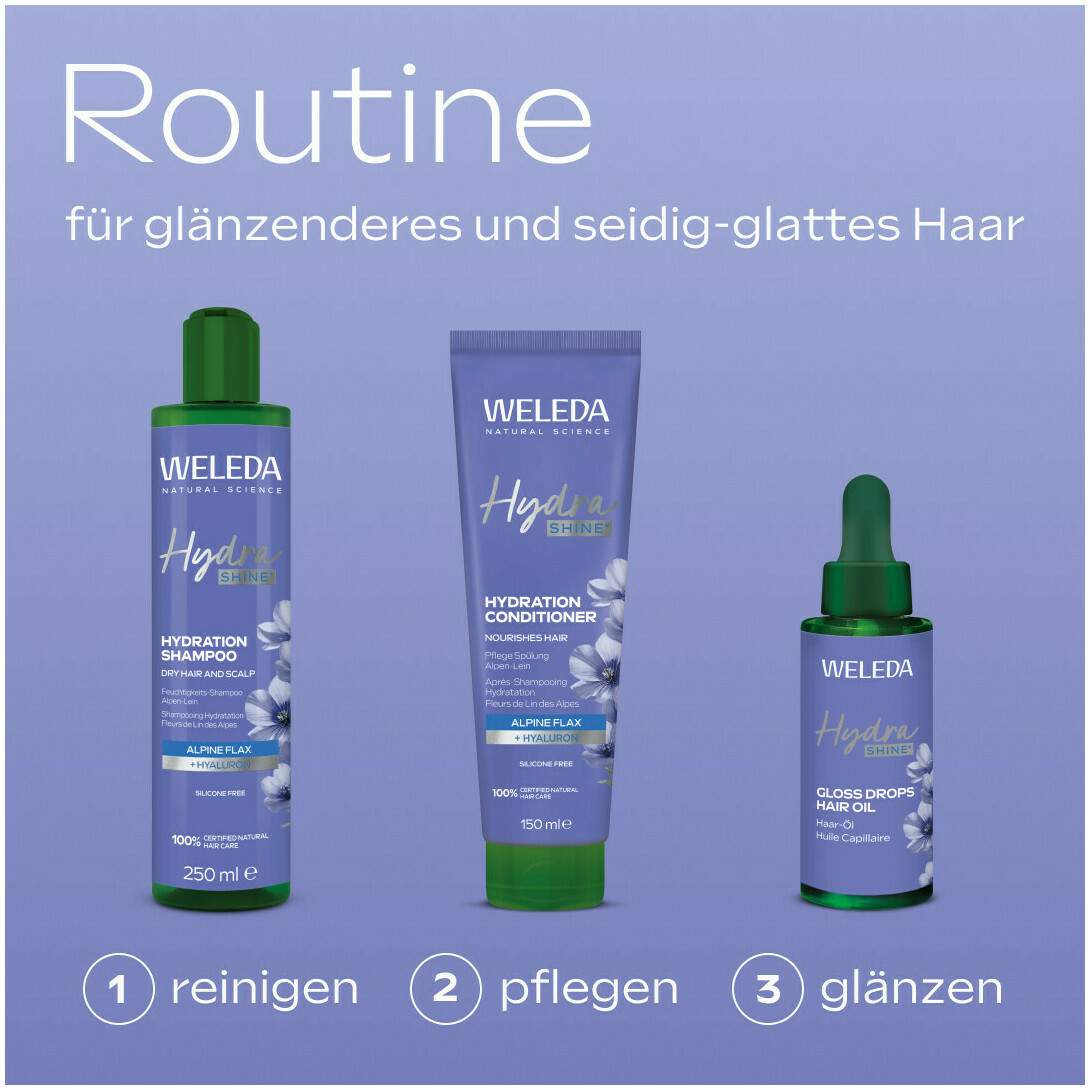 Weleda Hydrashine Pflegespülung Alpen-Lein