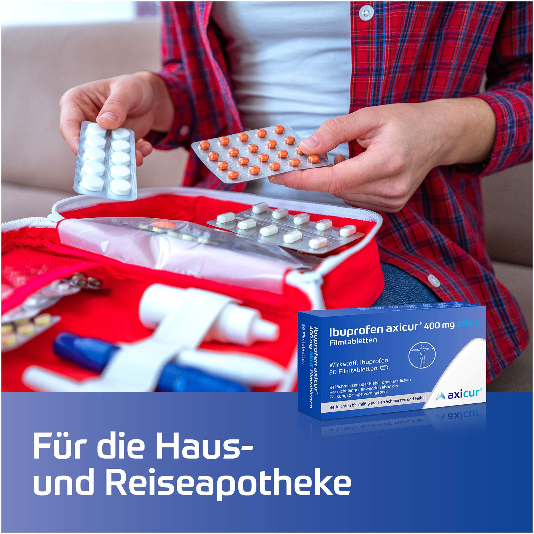 Ibuprofen Axicur 400 mg Akut 50 Filmtabletten