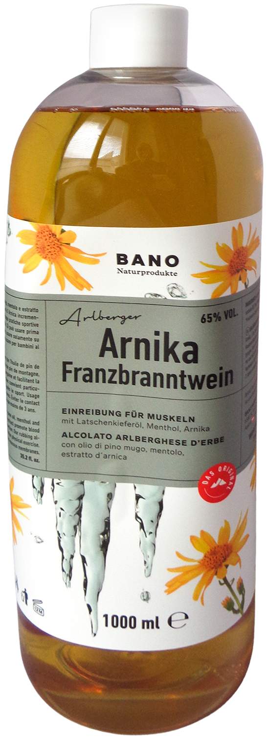 Arnika Einreibung Naturkosmetik Vitalpinum 500 ml
