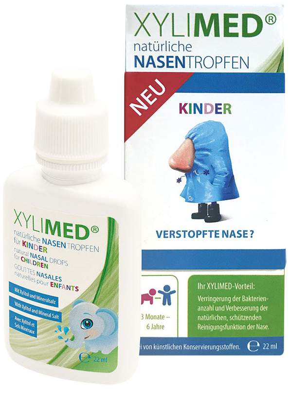 Miradent Xylimed Kid s Natürliche Nasentropfen 22 ml