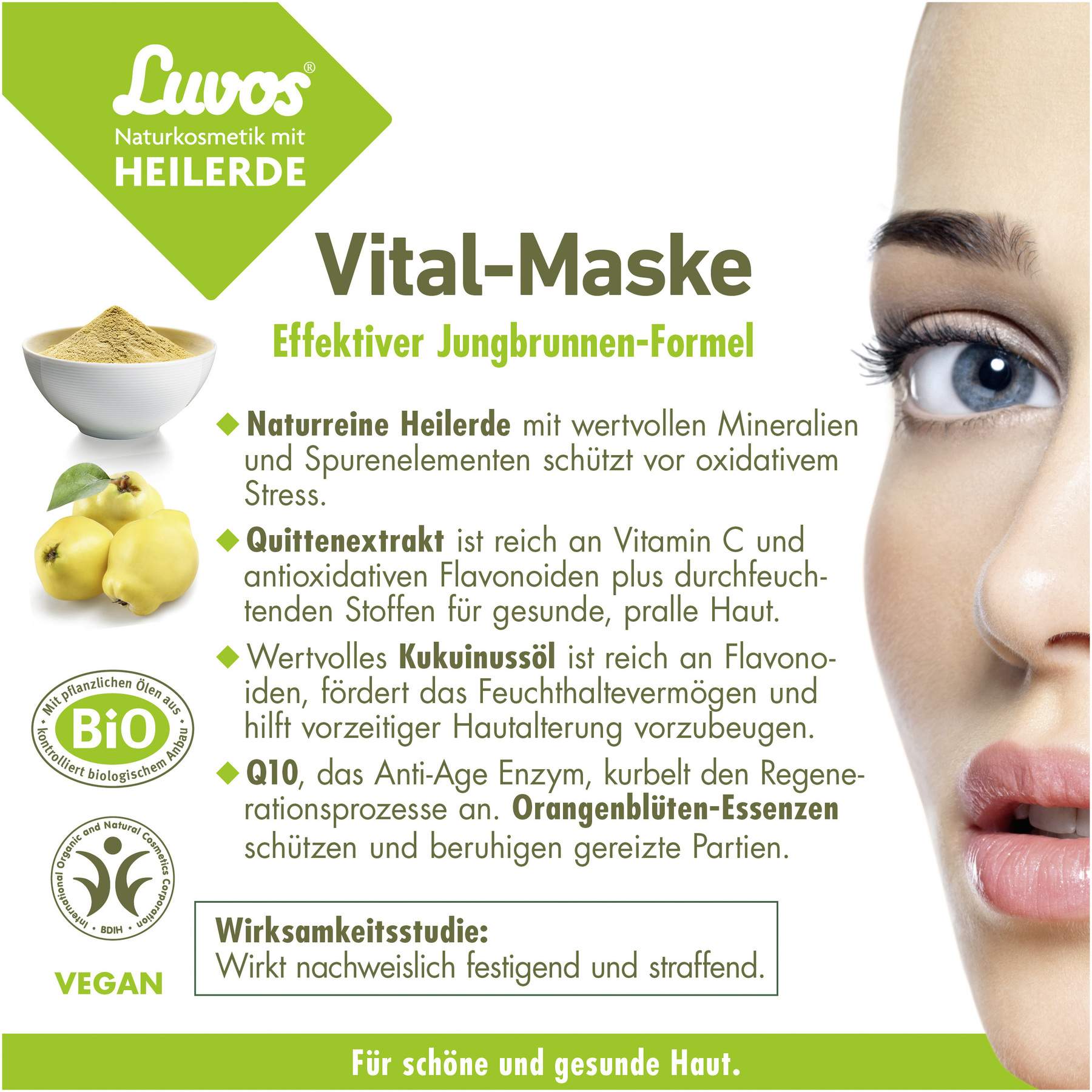 Luvos Naturkosmetik Heilerde Vital 2 X 7,2 ml Maske