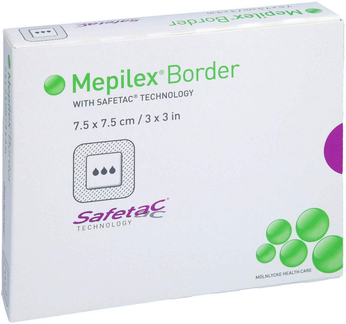 Mepilex Border Schaumverband 7,5x7,5 cm