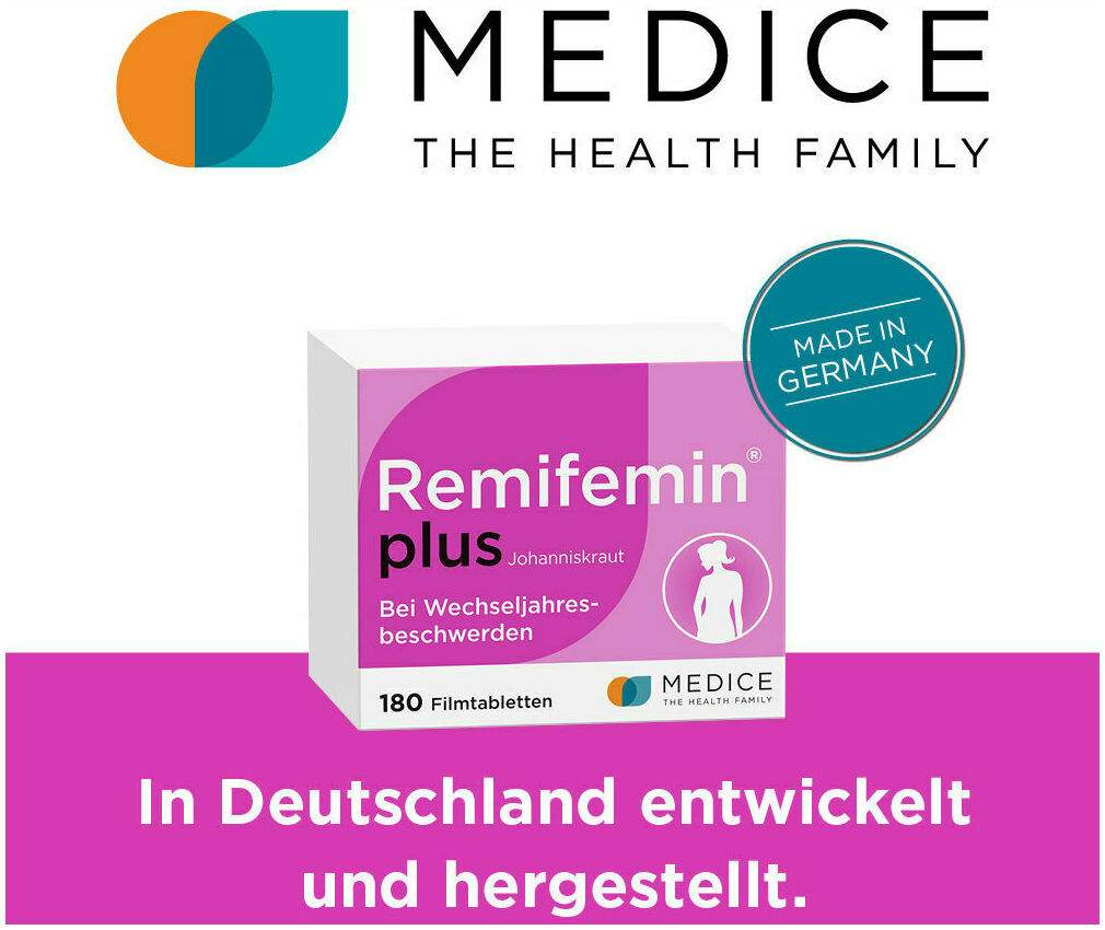Remifemin plus Johanniskraut 180 Filmtabletten