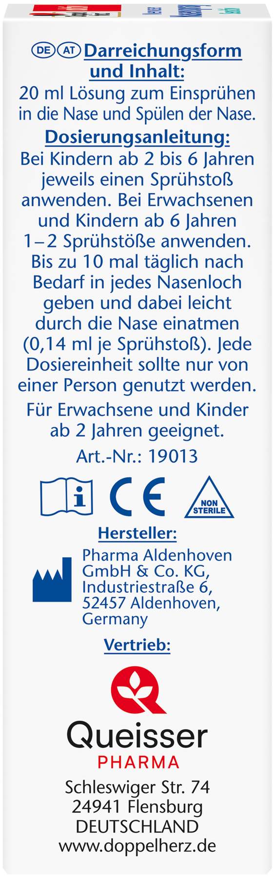 Doppelherz aktiv Meerwasser 20 ml Nasenspray mit Panthenol