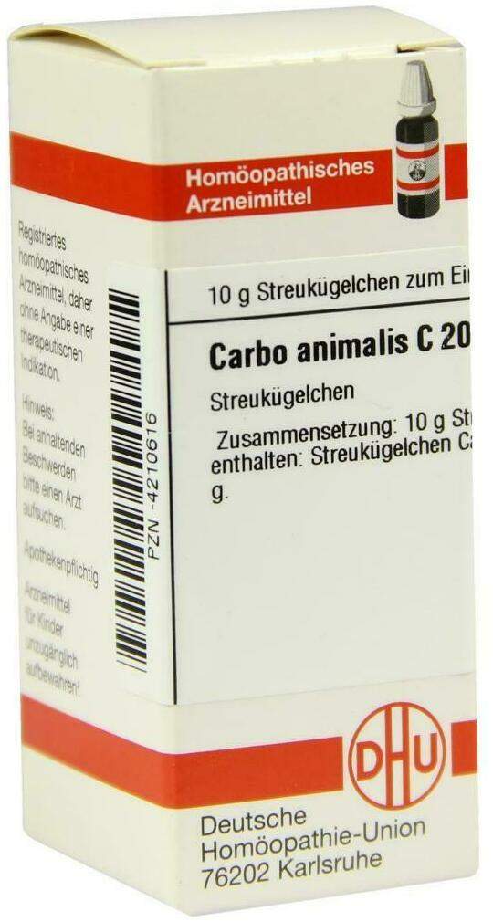 Dhu Carbo Animalis C200 10 G Globuli