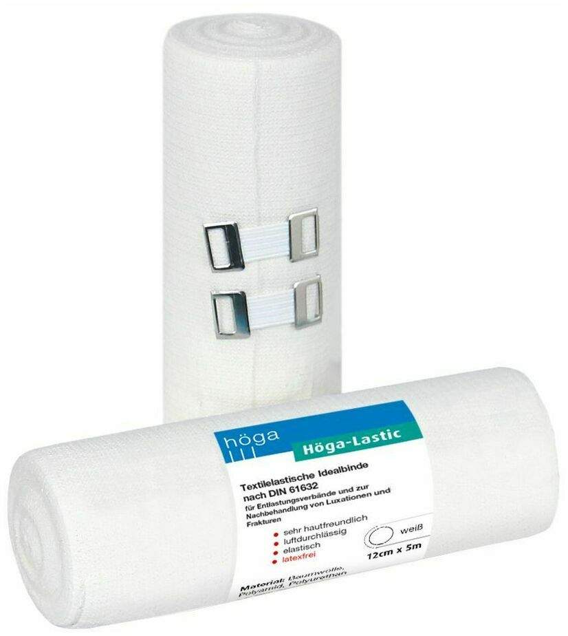 Höga Lastic Idealbinde 12cm X 5m in Cellophan